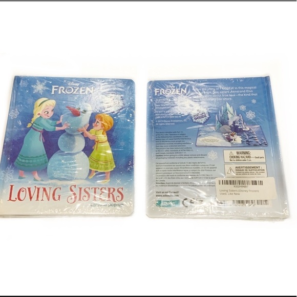 Disney Frozen Pop Up Book Loving Sisters Cartoon NEW in Sealed Packaging NWT - Picture 2 of 11